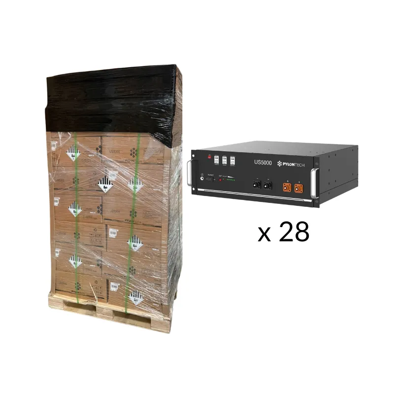 Batterie lithium PYLONTECH US5000 - 4,8kWh x 28